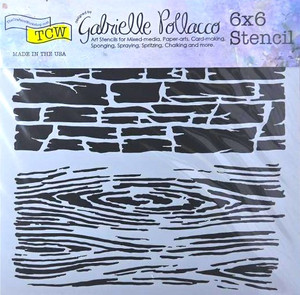 The Crafters Workshop 6x6 Stencils - Hard Textures