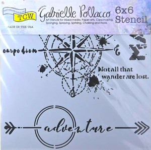 The Crafters Workshop 6x6 Stencils - Wanderlust