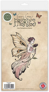 Craft Consortium Clear Stamp Set by Lavera Grace - Faeries, Flower