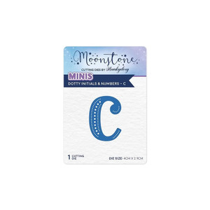 Hunkydory Crafts Dotty Initials & Numbers Moonstone Dies - C