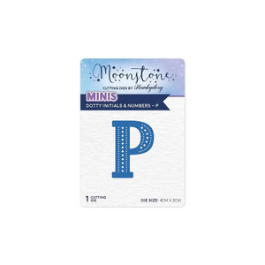 Hunkydory Crafts Dotty Initials & Numbers Moonstone Dies - P