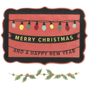 Sizzix Thinlits Die Set 15PK Snap and Swap - Merry Christmas by 49 and Market