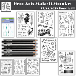 Hero Arts Make It Mondays 11-24-2025 Bundle #1 -  California Dreamin'