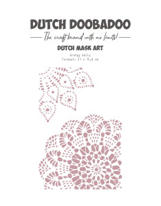 Dutch Doobadoo Mask Art A5 Stencils - Grunge Doily