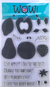 WOW! Clear Stamps - Fruit for Thought