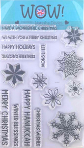 WOW! Clear Stamps - Snow Christmas