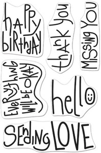 Hero Arts Clear Stamps - Handwritten Messages