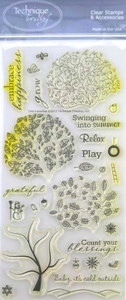 Technique Tuesday Clear Stamps - Treemendous
