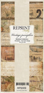 Reprint 4x8in Slimline Collection Pack - Vintage Pumpkin