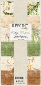 Reprint 4x8in Slimline Collection Pack - Vintage Christmas