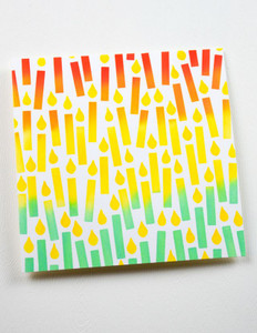 Memory Box Birch Press Designs Stencils - Birthday Candle Blowout