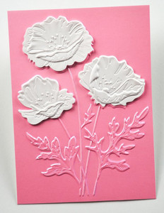 Memory Box Open Studio 3D Embossing Folder and Dies - Playful Poppies