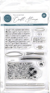 Craft Consortium Photopolymer A6 Stamp Set - Handwriting