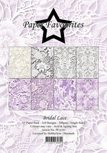 Paper Favourites A5/6x8.25in Paper Pad - Bridal Lace