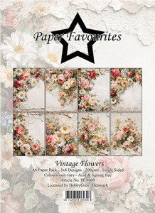 Paper Favourites A6/4.25x6in Paper Pad - Vintage Flowers