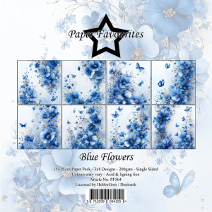 Paper Favourites 6x6in Paper Pad - Blue Flower