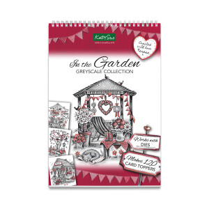 Katy Sue Design Paper Craft Pad - Greyscale Collection, In The Garden
