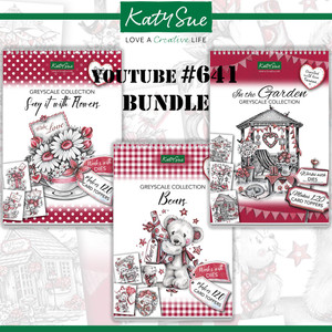 Katy Sue Design YT#641 Greyscale Collection 3 Pack "I Want It All" Bundle