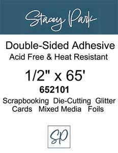 Stacey Park 1/2" x 65' Wide Double-Sided Adhesive