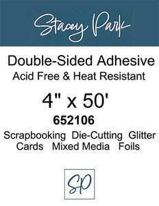 Stacey Park 4" x 50' Wide Double-Sided Adhesive