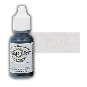 Jacquard Products Lumiere Light Body Metallic Acrylic 1/2oz - Pearl White