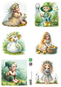 Marianne Design A4 Cutting Sheet - Cosy Spring by Fairybells