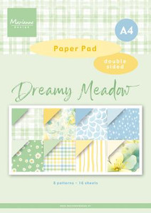 Marianne Design A4 Paper Pad - Dreamy Meadow