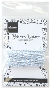 Marianne Design Bakers Twine - Light Blue/White