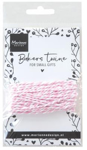 Marianne Design Bakers Twine - Light Pink/White