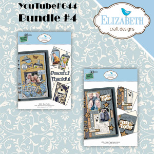 Elizabeth Craft Designs YT#644 2 Pack "I Want It All" Bundle #4 - Slot Pocket & Base Page Assortment