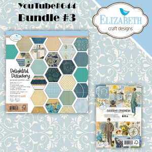 Elizabeth Craft Designs YT#644 2 Pack "I Want It All" Bundle #3 - Ephemera & Paper Pad