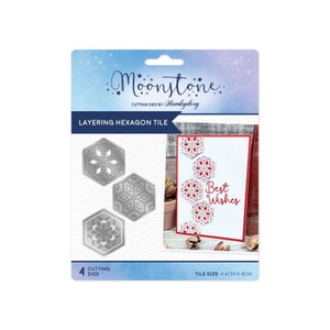 Hunkydory Crafts Moonstone Dies - Layering Hexagon Tile
