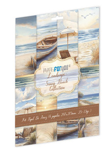 Papers For You A4 Rice Paper 6 Pack - Landscape, Sunny Beach