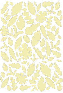 IndigoBlu 8x5in Stencil - Pile of Leaves