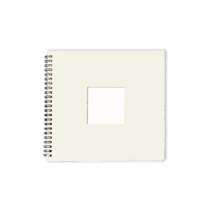 Studio Light Essentials Spiral Passe-Partout 6x6in Journal - Ivory