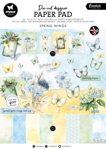 Studio Light Die-Cut Paper Pad Essentials - Spring Wings