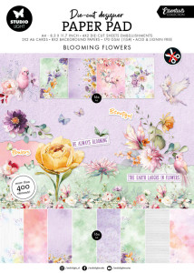 Studio Light Die-Cut Paper Pad Essentials - Blooming Flowers