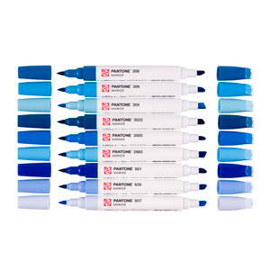 Royal Talens Pantone Dual Tip Marker 9 Set - Blue