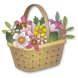 Memory Box Craft Dies - Woven Flower Basket