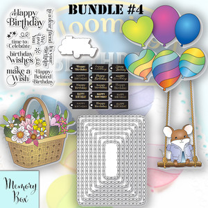 Memory Box NFYT 03/12/2026 6 Pack "I Want It All" Bundle #4 - Blooming Birthday