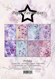 Paper Favourites A5/6x8.25in Paper Pad - Orchidea