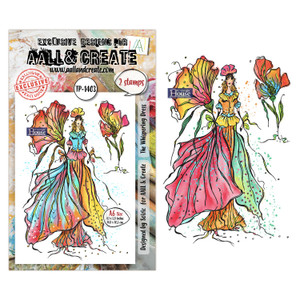 AALL & Create A6 Photopolymer Clear Stamp Set - The Whispering Dress