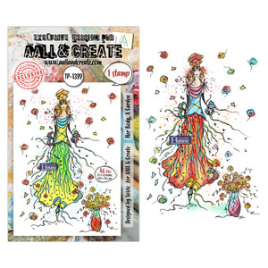 AALL & Create A6 Photopolymer Clear Stamp Set - Her Body, A Garden