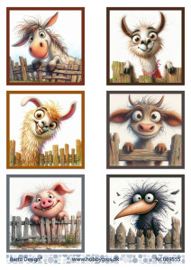 Barto Design A4 Topper Sheet - Furry Friends #1