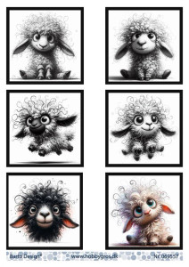 Barto Design A4 Topper Sheet - On the lamb