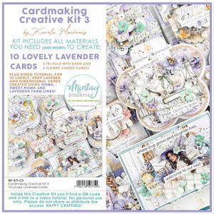 Mintay Papers NFYT 03/26/2026 Cardmaking Creative Kit #3 - Lovely Lavender Cards