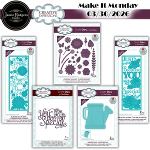 Jamie Rodgers Crafts Creative Expressions Make It Monday 03/30/2026 5 Pack "I Want It All" Bundle