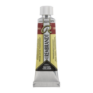 Royal Talens Rembrandt Watercolour 10ml - Transparent Oxide Red (378)