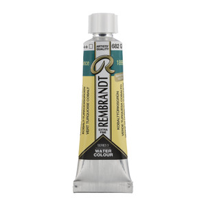 Royal Talens Rembrandt Granulating Watercolour 10ml - Cobalt Turquoise Green (682)
