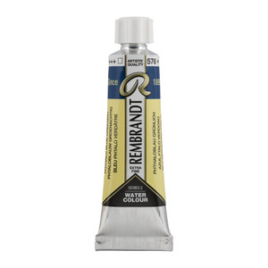 Royal Talens Rembrandt Watercolour 10ml - Phthalo Blue Greenish (576)